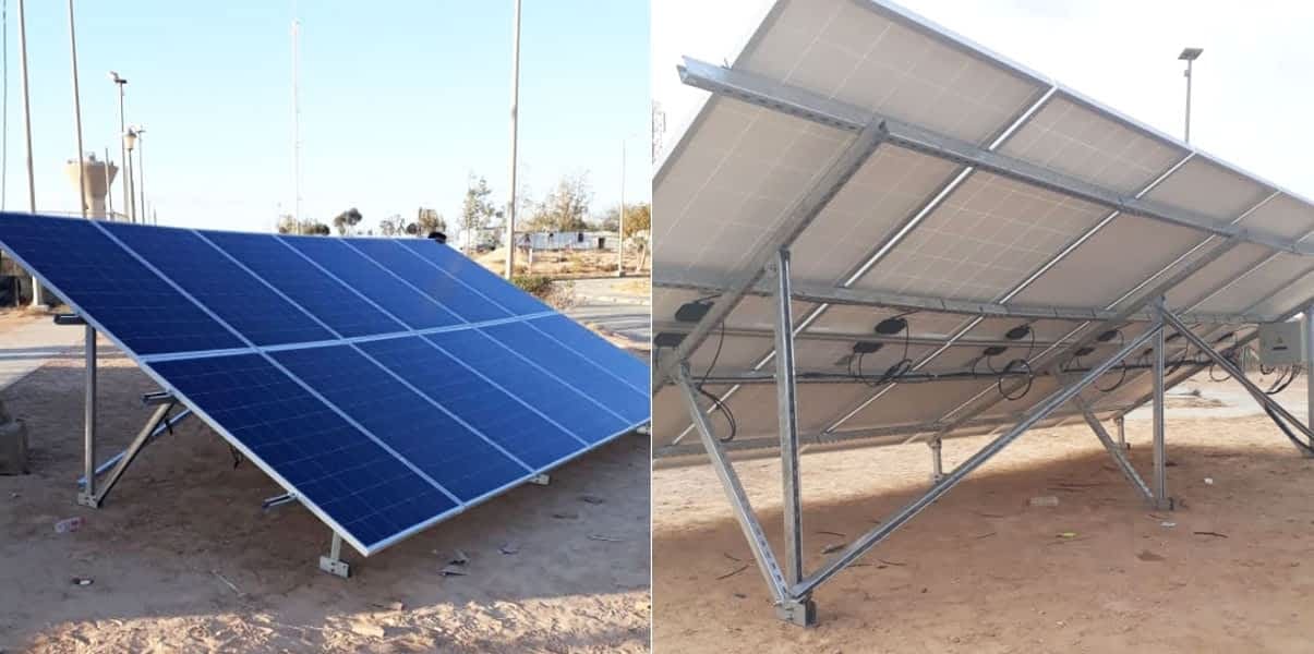 Anern 8 set 3KW Off-Grid Solar Power System in Libya