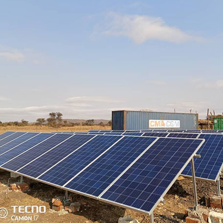 Sistem Tenaga Surya Off-grid Anern 15KW di Zimbabwe