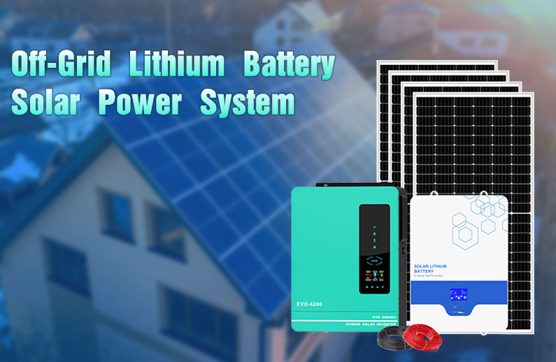 Tata Surya Baterai Lithium Off-Grid 4-10kW Anern
