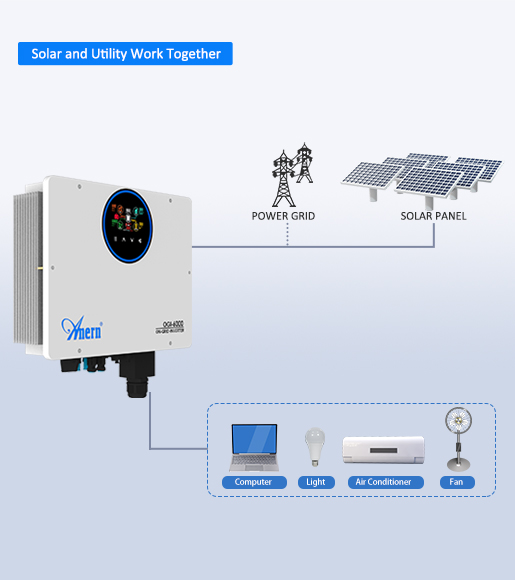 Off-Grid Single Phase Hybrid Solar Inverter-1