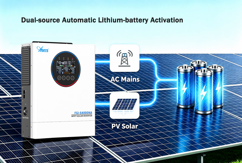 Dual-source Automatic Lithium-battery Activation Dual-source Automatic Lithium-battery Activation